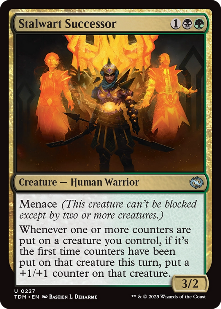 Image of Stalwart Successor (TDM-227) - Tarkir: Dragonstorm Foil