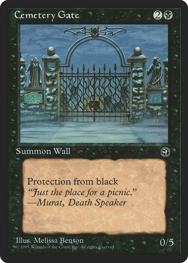 Image of Cemetery Gate [Version 2] (HML-005) - Homelands