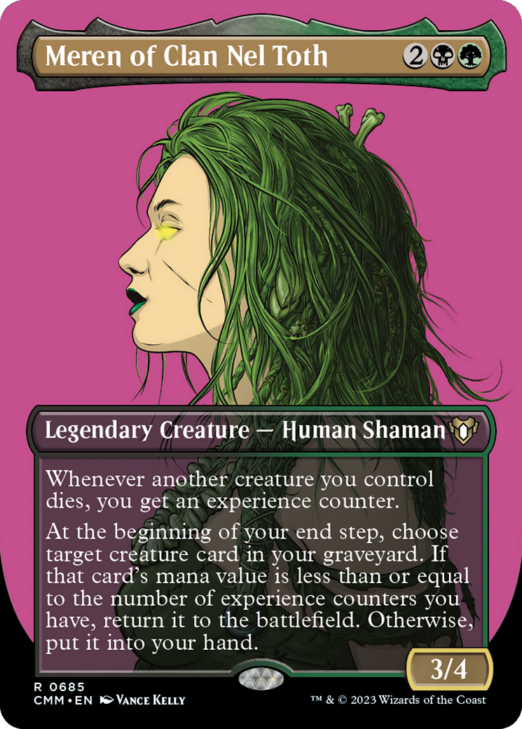 Image of Meren of Clan Nel Toth (Borderless) (CMM-685) - Commander Masters (Borderless)