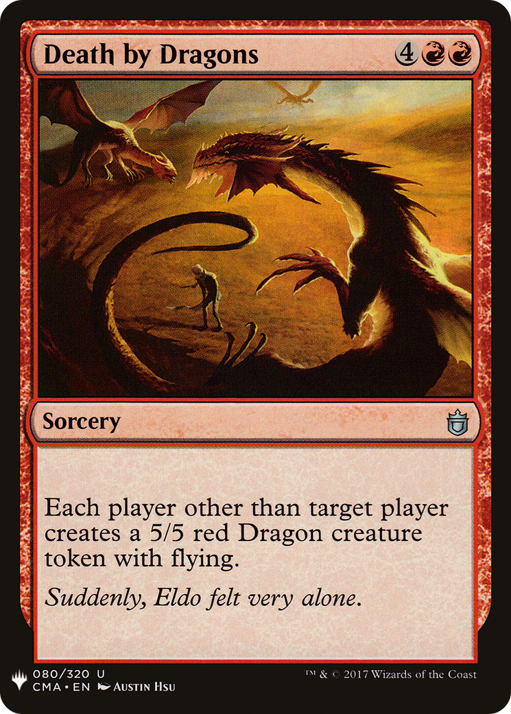 Image of Death by Dragons (LIST-080) - The List