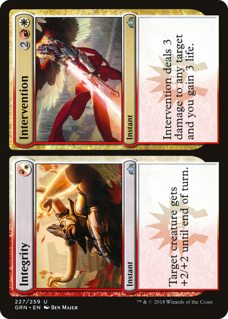 Image of Integrity // Intervention (GRN-227) - Guilds of Ravnica Foil