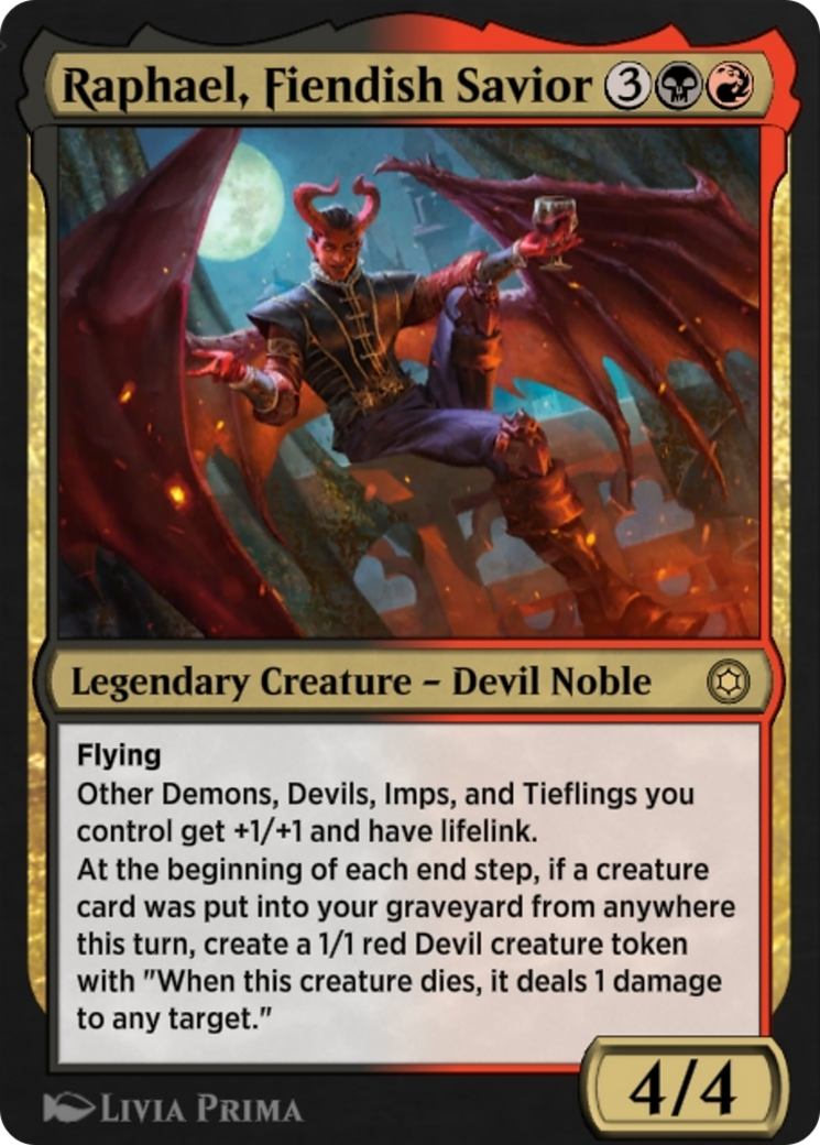 Image of Raphael, Fiendish Savior (HBG-249) - Alchemy Horizons: Baldur's Gate