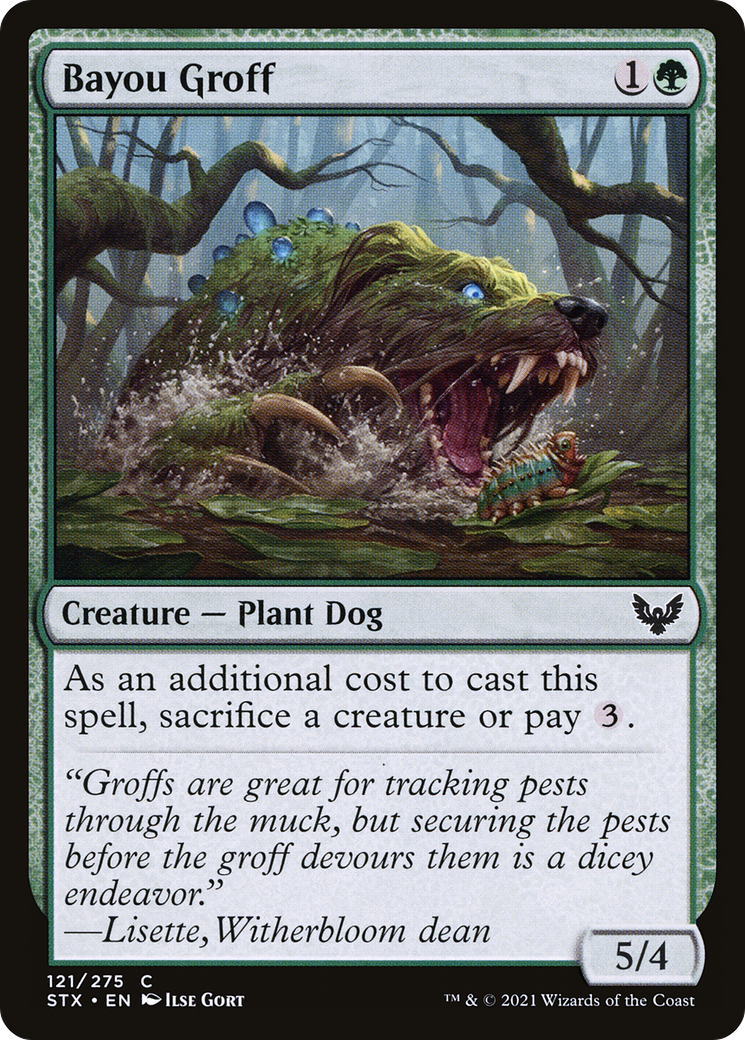 Image of Bayou Groff (STX-121) - Strixhaven: School of Mages Foil
