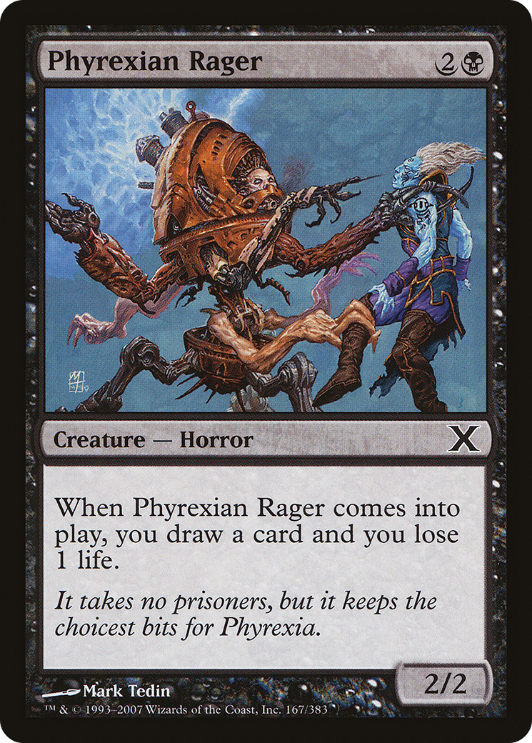 Image of Phyrexian Rager (10E-167) - Tenth Edition