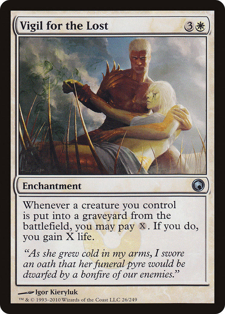 Image of Vigil for the Lost (SOM-026) - Scars of Mirrodin Foil