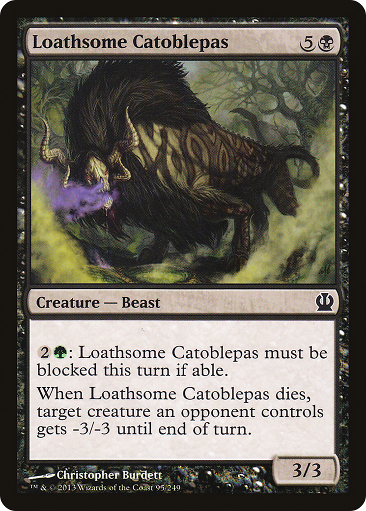 Image of Loathsome Catoblepas (THS-095) - Theros