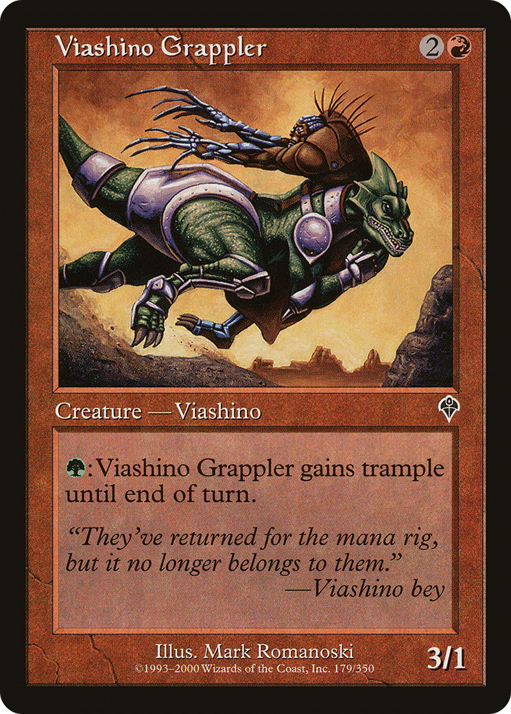 Image of Viashino Grappler (INV-179) - Invasion Foil