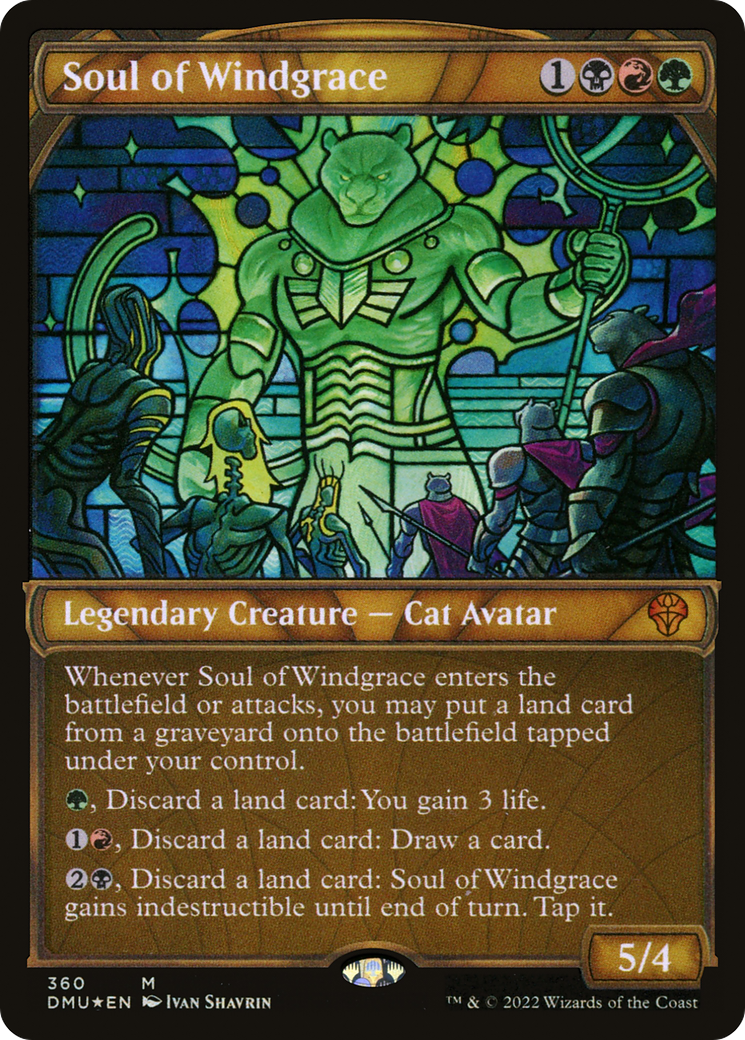 Image of Soul of Windgrace (Textured Foil) (DMU-360) - Dominaria United: (Showcase) Foil