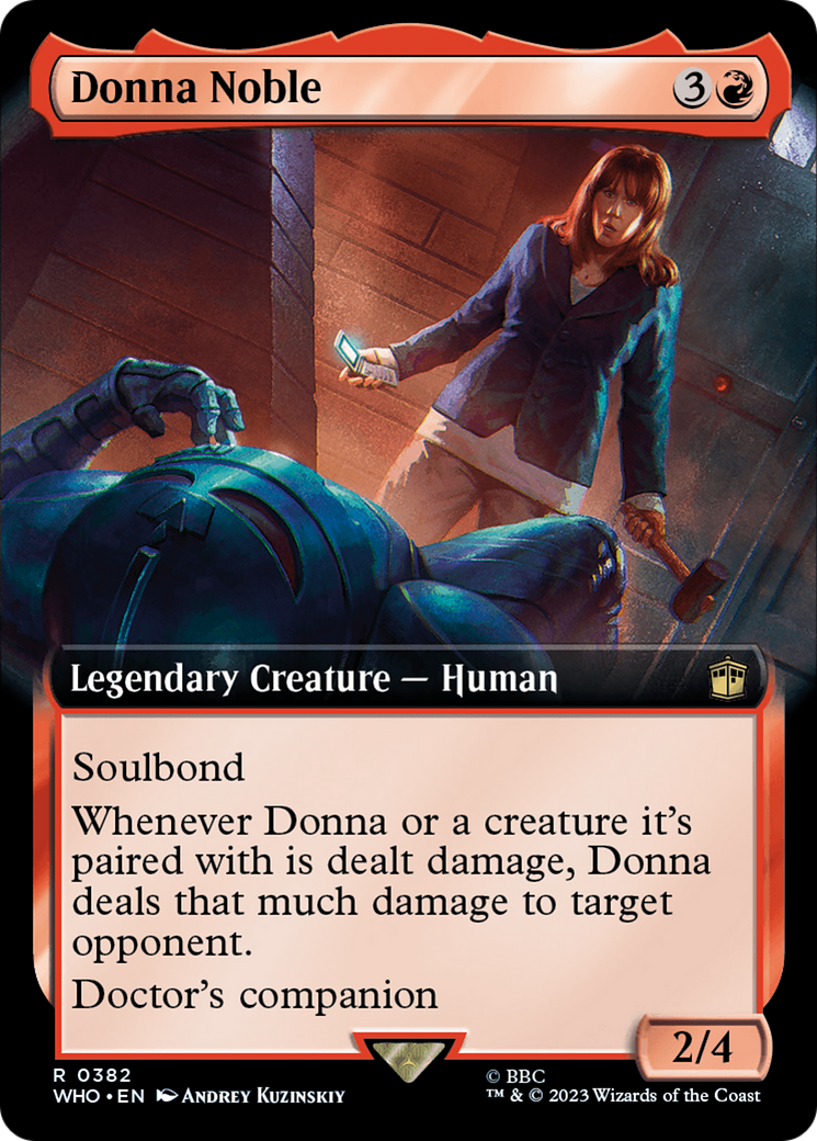 Image of Donna Noble (Extended Art) (WHO-382) - Doctor Who: (Extended Art) Foil