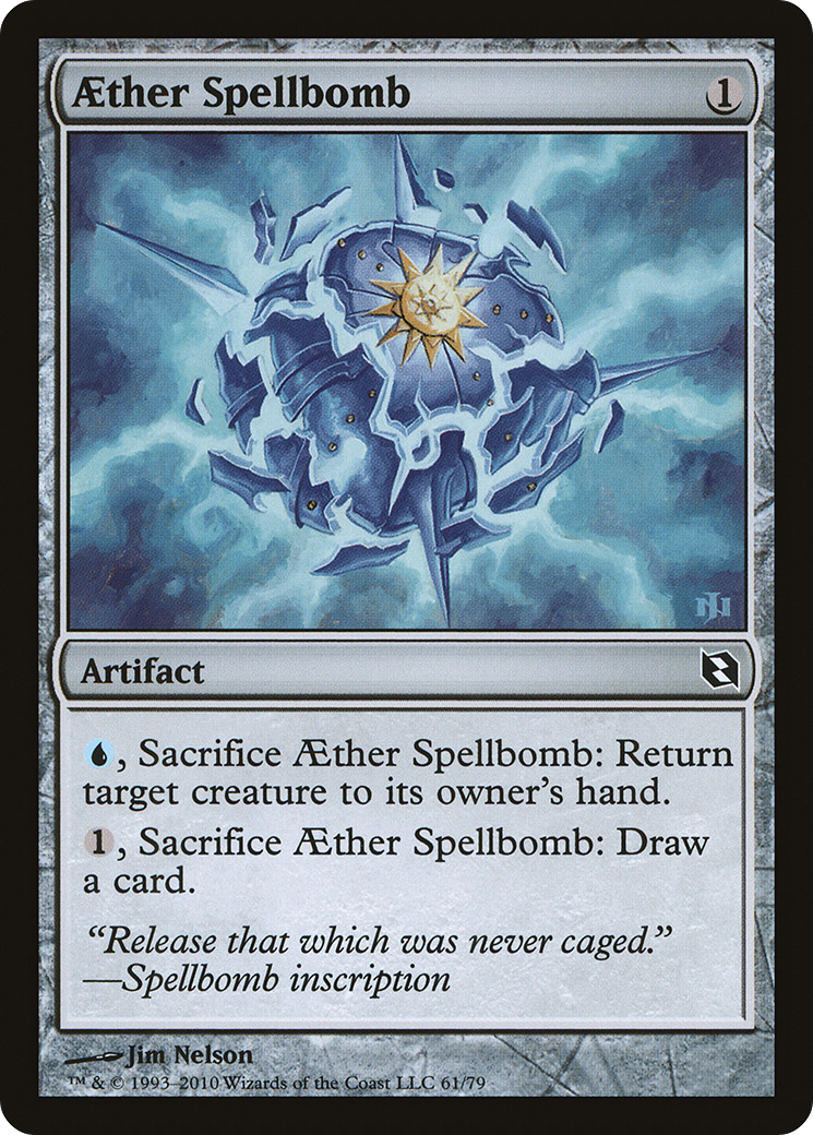 Image of Aether Spellbomb (DDF-061) - Duel Decks: Elspeth vs. Tezzeret
