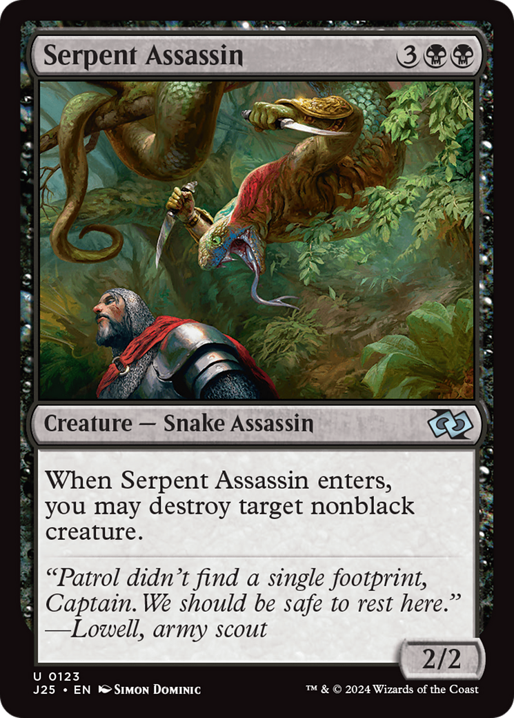Image of Serpent Assassin (J25-123) - Foundations Jumpstart