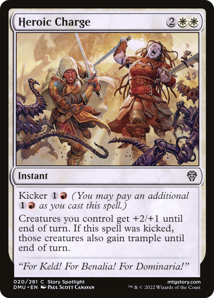 Image of Heroic Charge (DMU-020) - Dominaria United