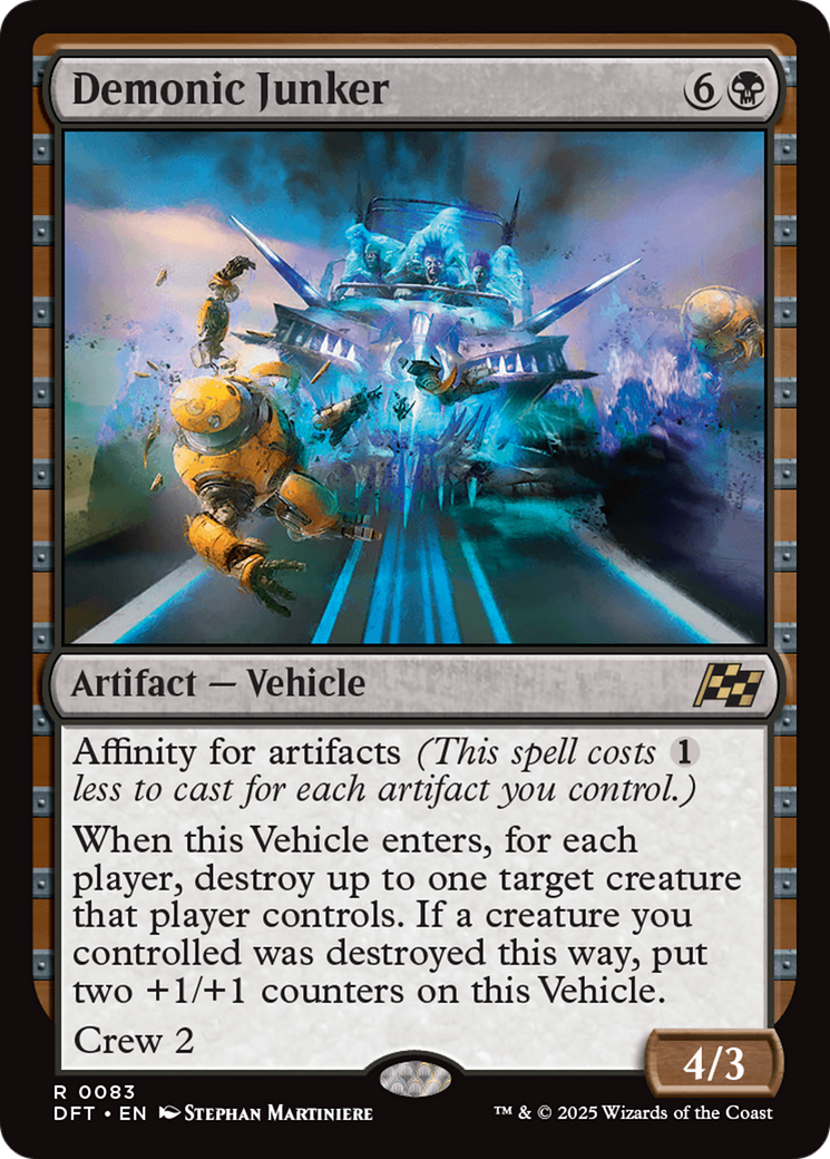Image of Demonic Junker (DFT-083) - Aetherdrift Foil