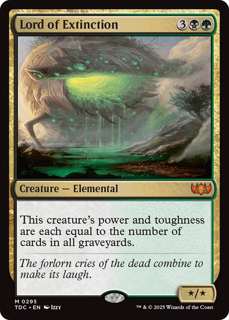 Image of Lord of Extinction (TDC-295) - Commander: Tarkir: Dragonstorm