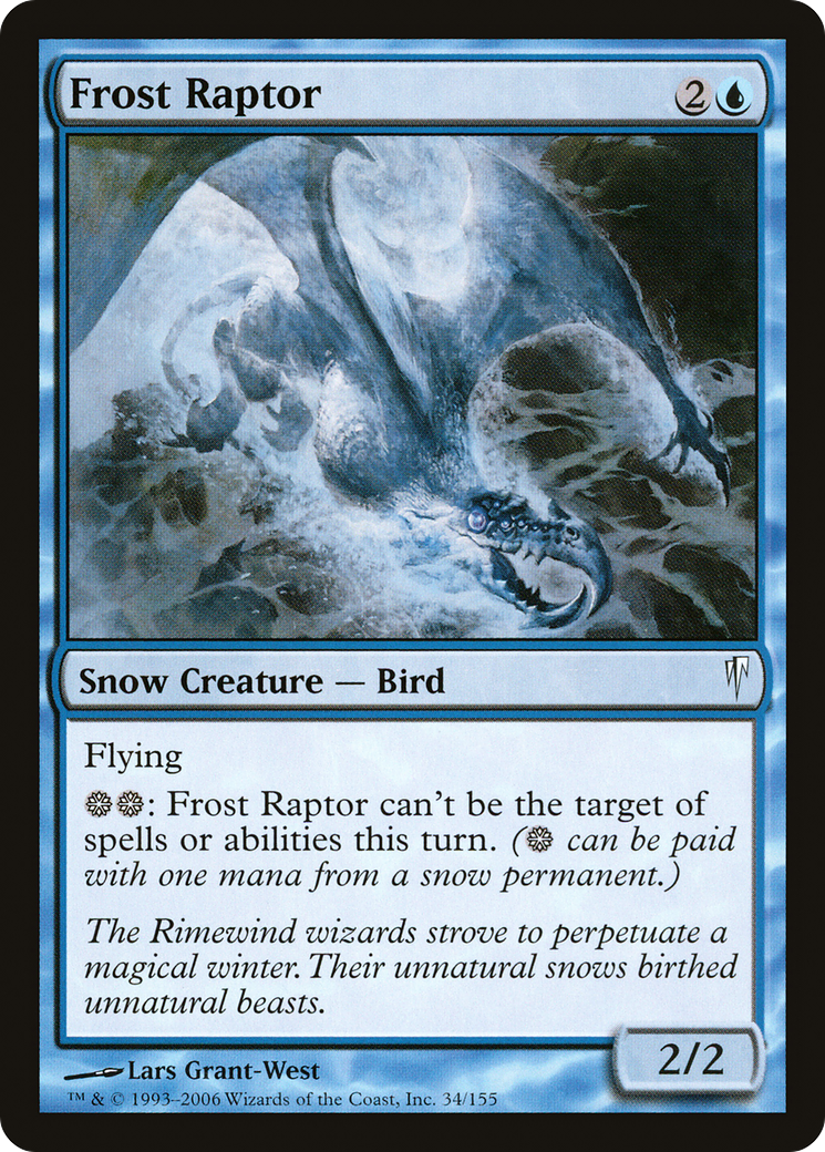 Image of Frost Raptor (CSP-034) - Coldsnap Foil