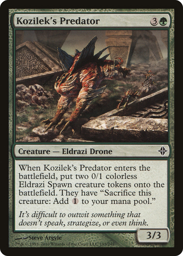 Image of Kozilek's Predator (ROE-193) - Rise of the Eldrazi