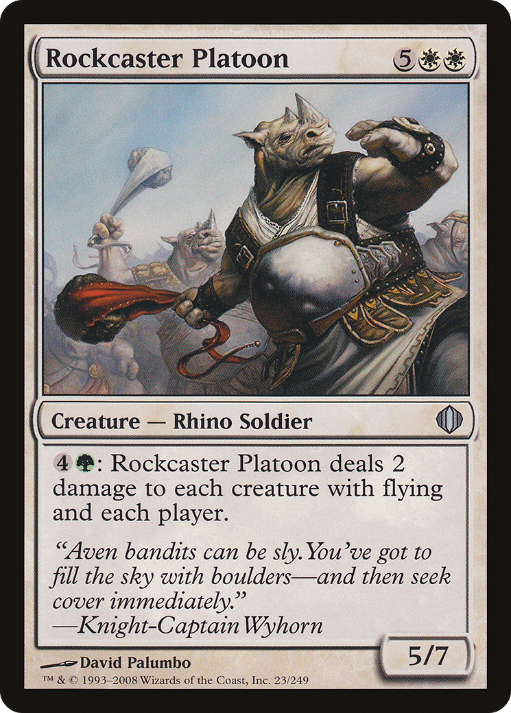 Image of Rockcaster Platoon (ALA-023) - Shards of Alara Foil