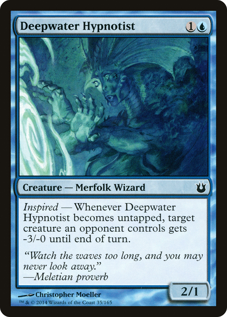 Image of Deepwater Hypnotist (BNG-035) - Born of the Gods Foil