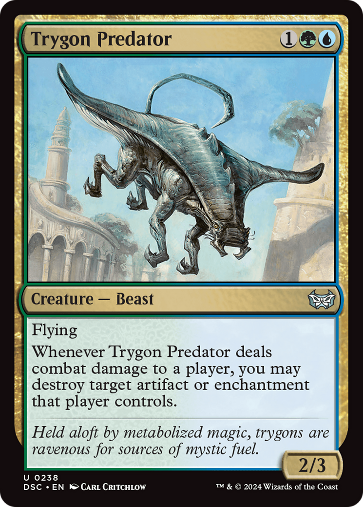 Image of Trygon Predator (DSC-238) - Duskmourn: House of Horror Commander
