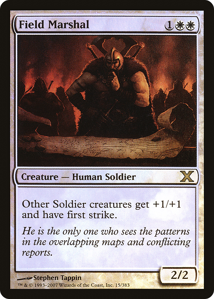 Image of Field Marshal (10E-15★) - Tenth Edition Foil
