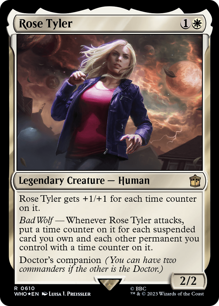 Image of Rose Tyler (Surge Foil) (WHO-610) - Doctor Who Foil