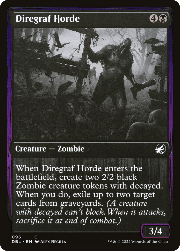 Image of Diregraf Horde (DBL-096) - Innistrad: Double Feature Foil