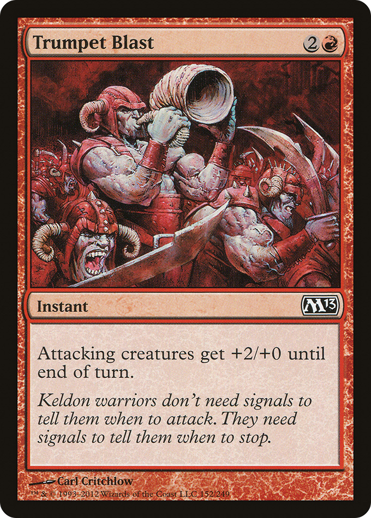 Image of Trumpet Blast (M13-152) - Magic 2013 Foil