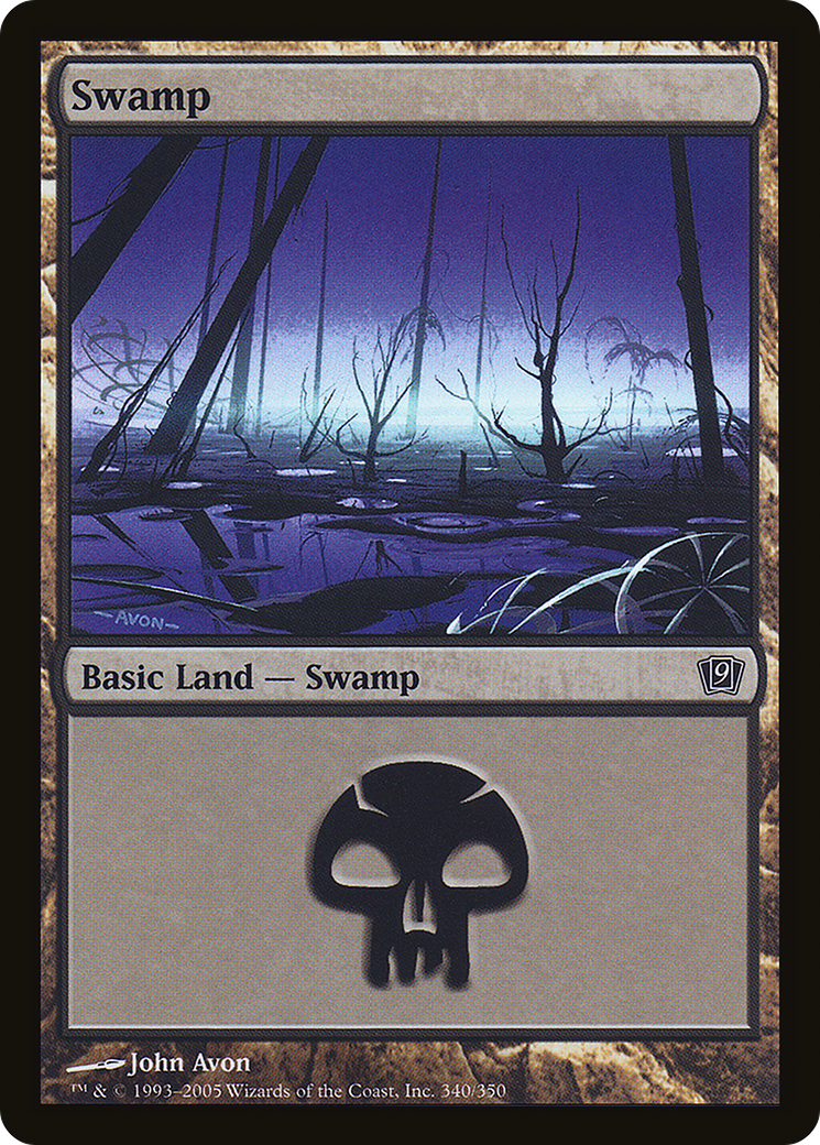 Image of Swamp (340) (9ED-340) - 9th Edition