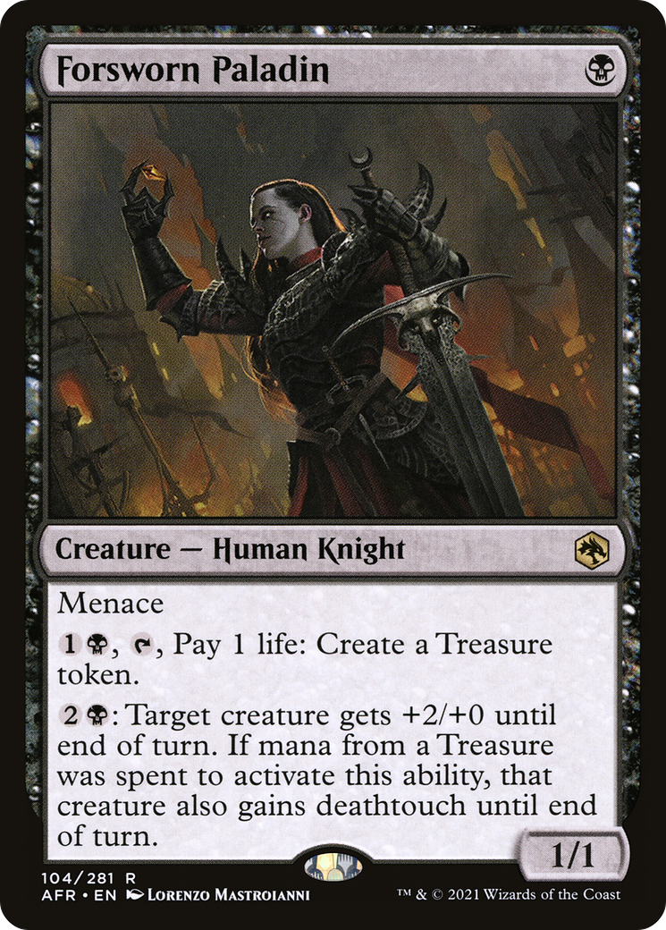 Image of Forsworn Paladin (AFR-104) - Adventures in the Forgotten Realms Foil