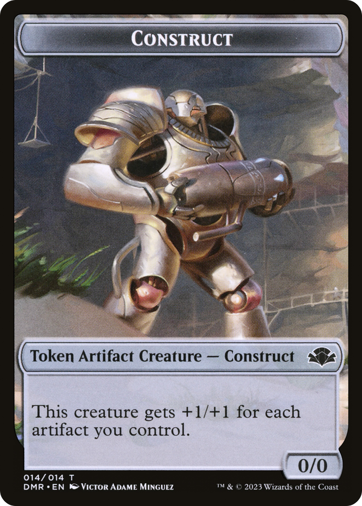 Image of Construct (TDMR-014) - Dominaria Remastered Tokens Foil