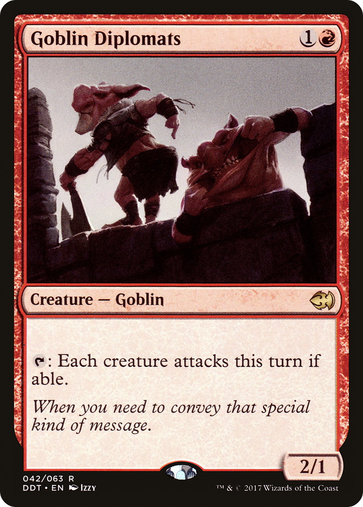 Image of Goblin Diplomats (DDT-042) - Duel Decks: Merfolk vs. Goblins