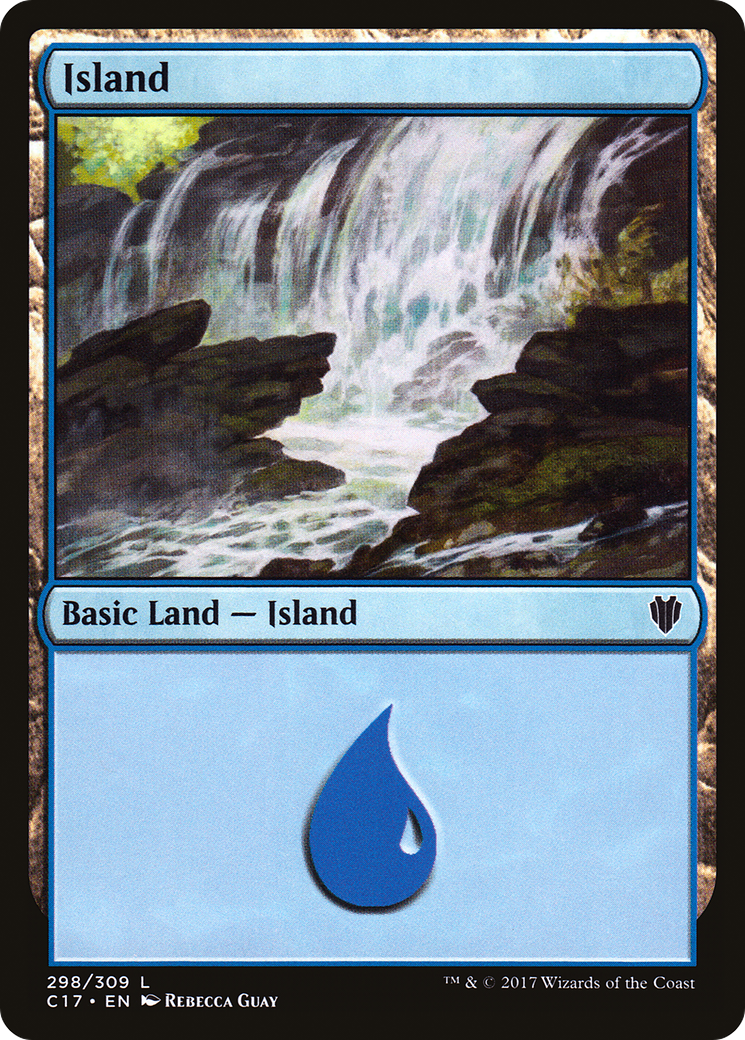 Image of Island (298) (C17-298) - Commander 2017