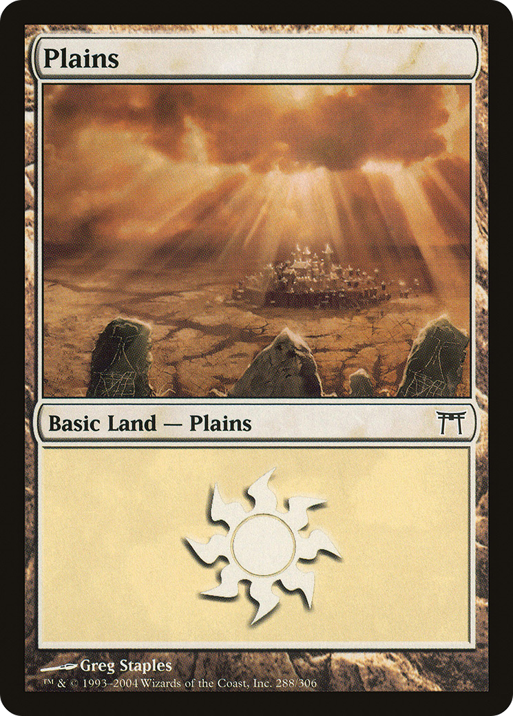 Image of Plains (288) (CHK-288) - Champions of Kamigawa Foil