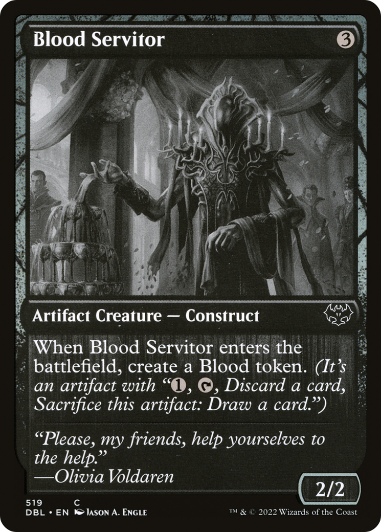 Image of Blood Servitor (DBL-519) - Innistrad: Double Feature