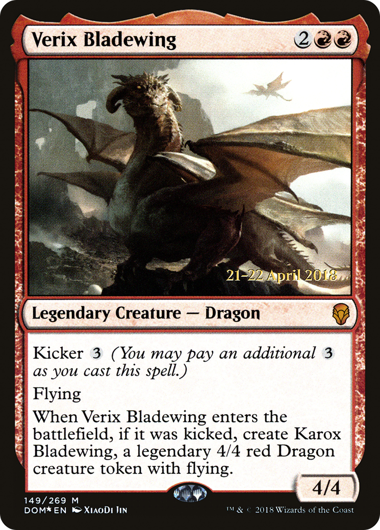 Image of Verix Bladewing (PRE-149) - Dominaria Promos Foil