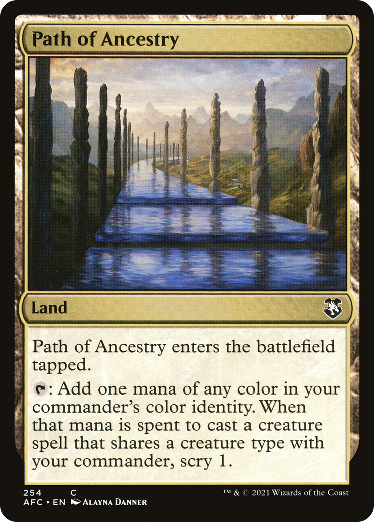 Image of Path of Ancestry (AFC-254) - Forgotten Realms Commander