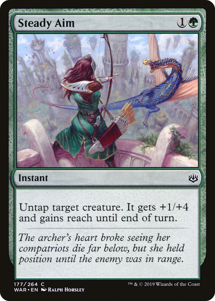 Image of Steady Aim (WAR-177) - War of the Spark