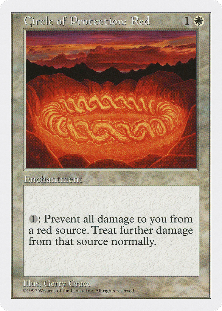Image of Circle of Protection: Red (5ED-) - Fifth Edition