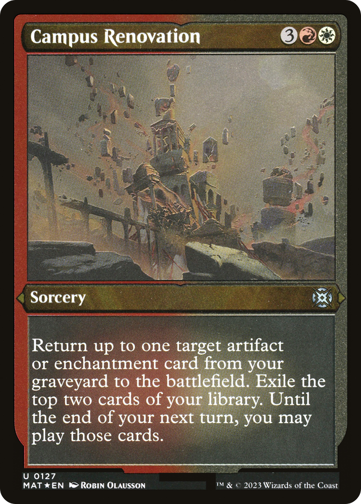 Image of Campus Renovation (MAT-127) - March of the Machine: The Aftermath Etched Foil
