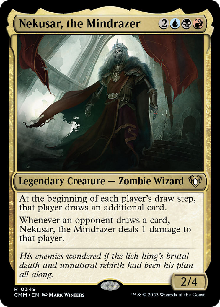 Image of Nekusar, the Mindrazer (CMM-349) - Commander Masters