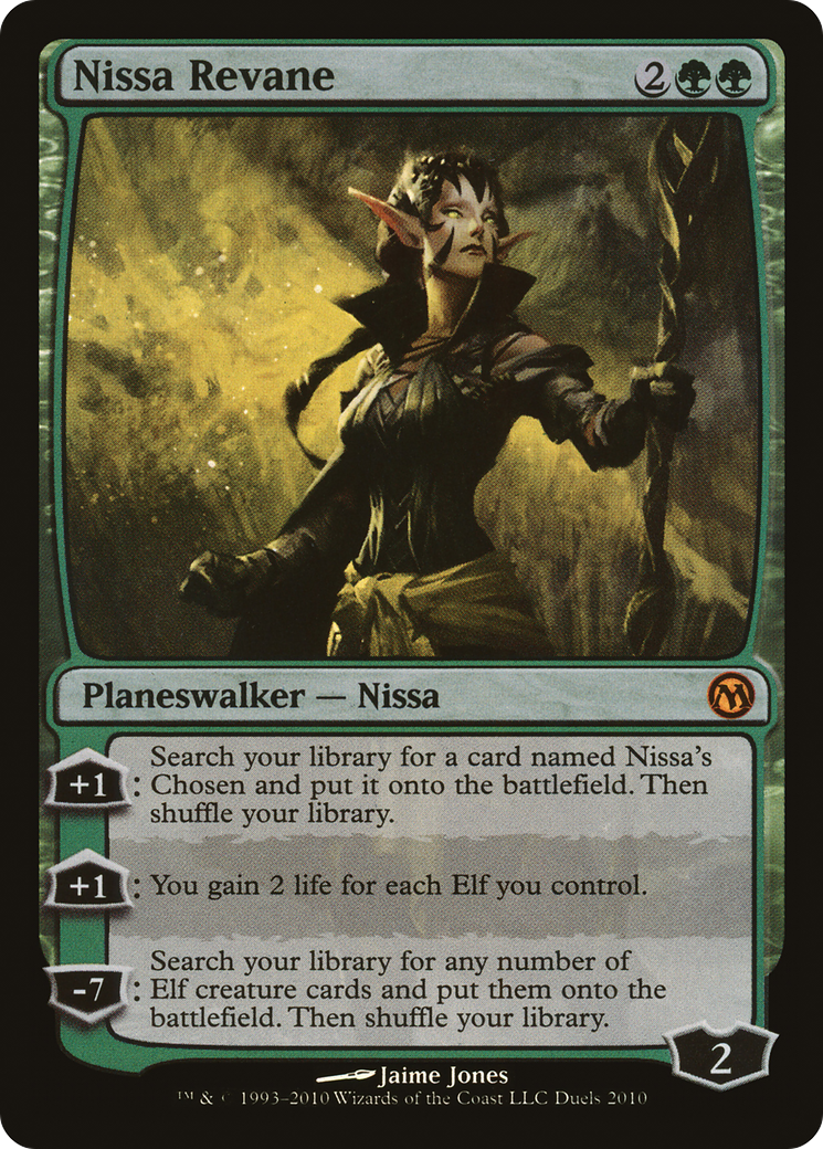 Image of Nissa Revane (MEDIA-DUELS 2010) - Duels of the Planeswalkers 2010 Promos Foil