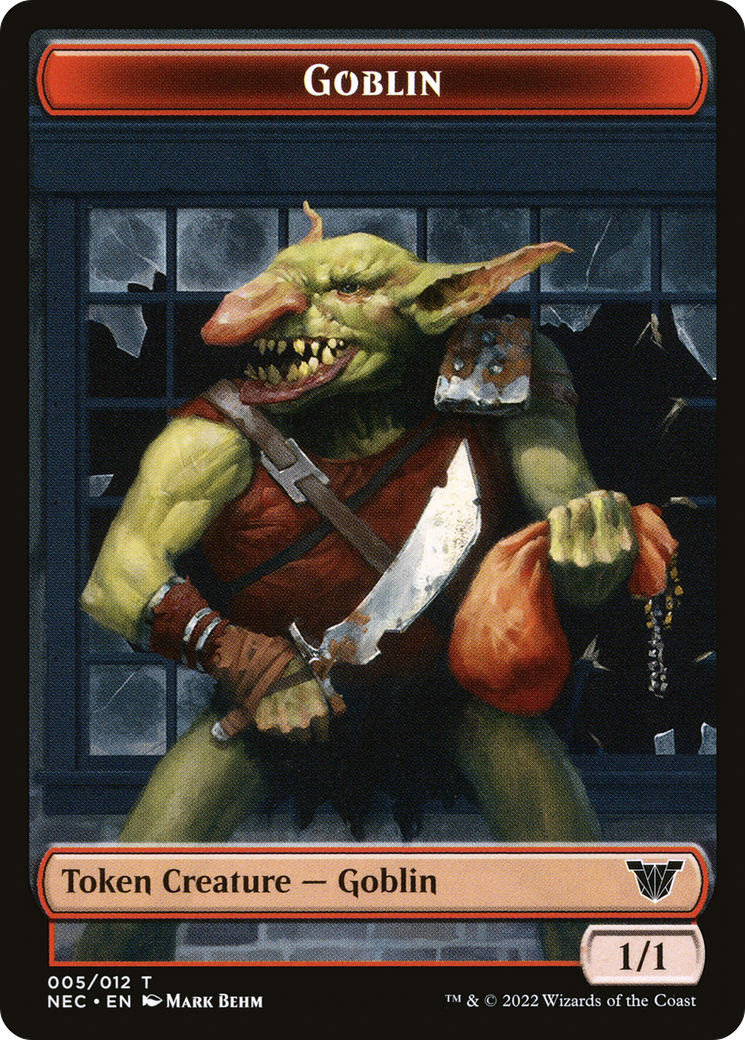 Image of Goblin (TNEC-005) - Neon Dynasty Commander Tokens