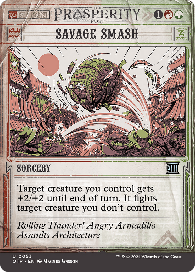 Image of Savage Smash (OTP-053) - Breaking News: (Showcase) (Borderless)