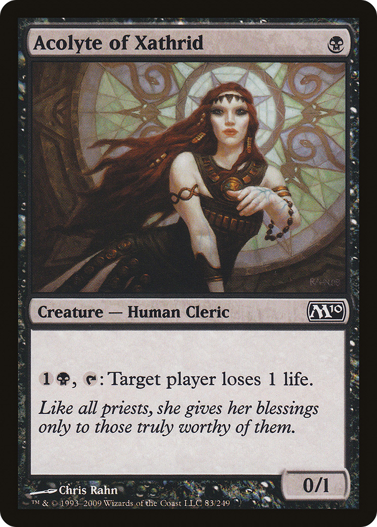 Image of Acolyte of Xathrid (M10-083) - Magic 2010 Foil