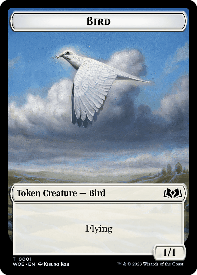 Image of Bird (TWOE-001) - Wilds of Eldraine Tokens