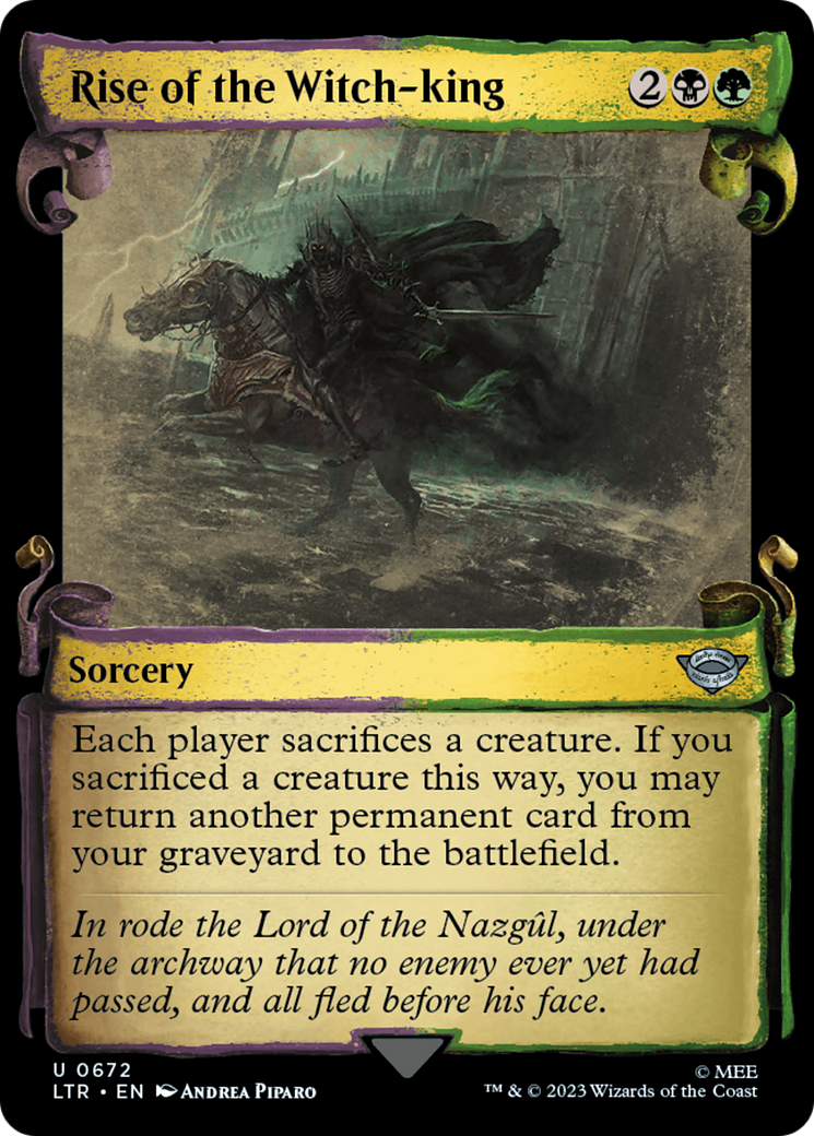 Image of Rise of the Witch-king (Showcase Scrolls) (LTR-672) - The Lord of the Rings: Tales of Middle-earth: (Showcase)
