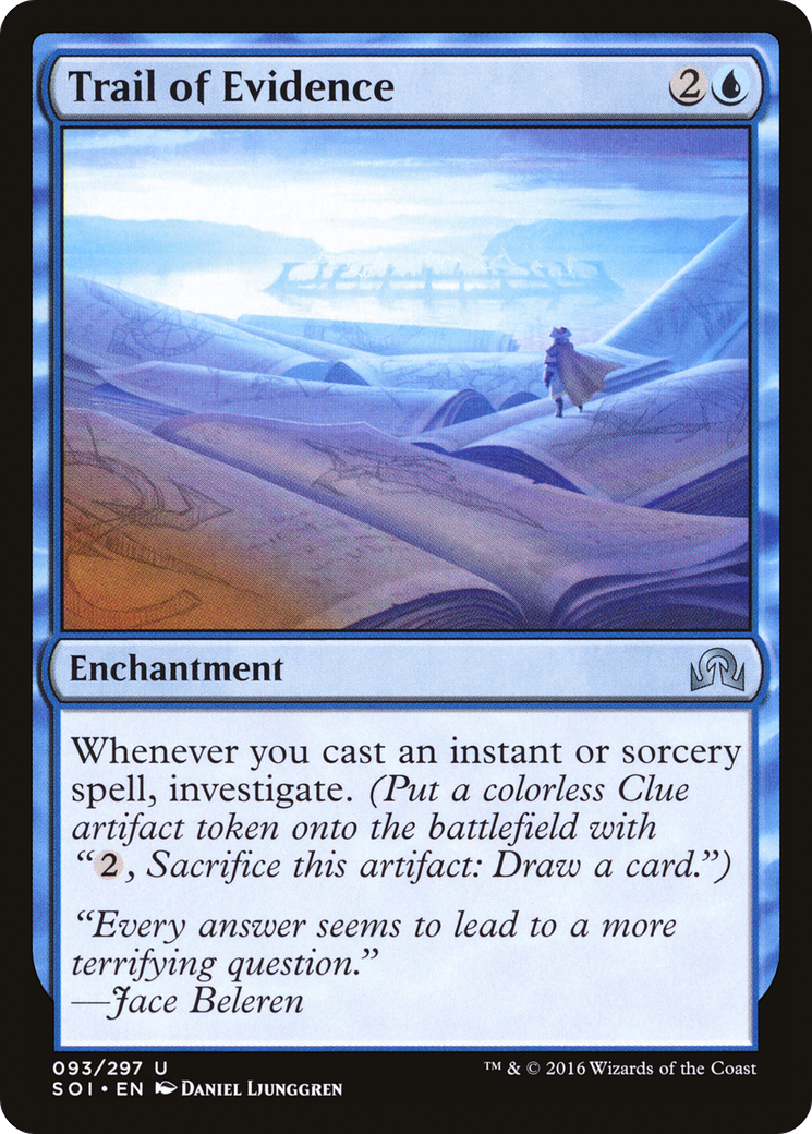 Image of Trail of Evidence (SOI-093) - Shadows over Innistrad Foil