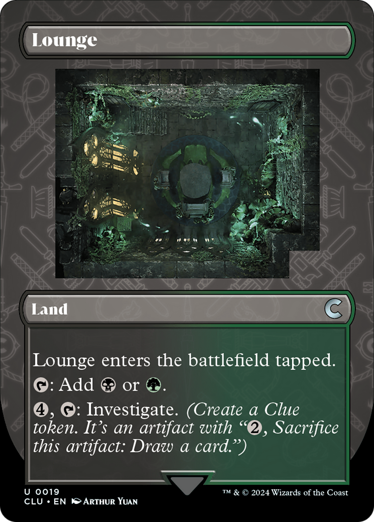 Image of Lounge (Borderless) (CLU-019) - Ravnica: Clue Edition (Borderless)