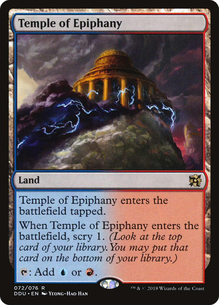 Image of Temple of Epiphany (DDU-072) - Duel Decks: Elves vs. Inventors