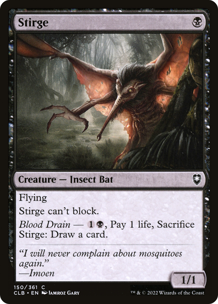 Image of Stirge (CLB-150) - Commander Legends: Battle for Baldur's Gate
